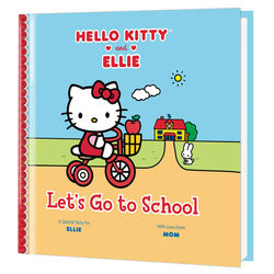 Personalized Let's Go to School: Hello Kitty & Me Book