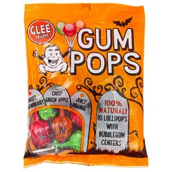 100 Natural Halloween Gum Pops