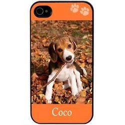 Paw Prints Personalized Pet Photo iPhone Case