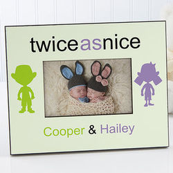 Personalized Twin Picture Frame