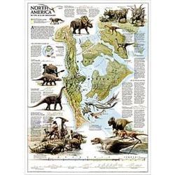Dinosaurs of North America Map