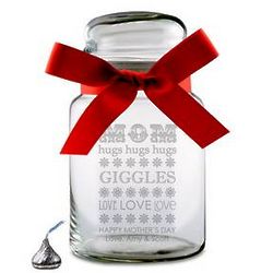 Mom's Personalized Candy Jar