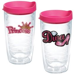 Royal Diva Duo 16oz Tumblers with Lids