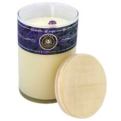 Massage and Intention Lavender Soy Candle