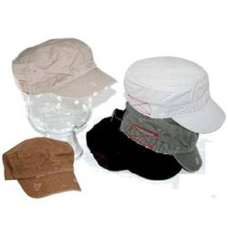 Distressed Military Style Cap