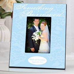 Personalized Something Blue Picture Frame