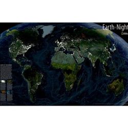 Earth at Night Map
