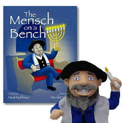 Mensch on a Bench Book with Bench and Doll