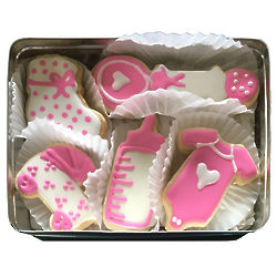 Baby Girl Sugar Cookie Gift Tin