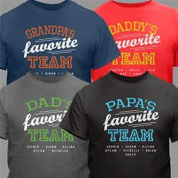 Personalized Favorite Team Adult T-Shirt