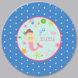 Personalized Mermaid Baby Plate