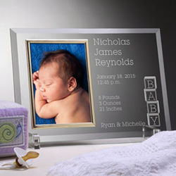 Engraved Precious Baby Picture Frame
