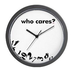 Who Cares? Wall Clock