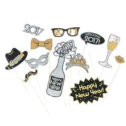 2017 New Years Party Photo Booth Props
