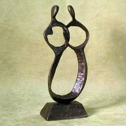 Abstract Love Bronze Sculpture