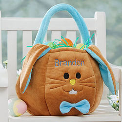 Personalized Easter Bunny Basket for Boys