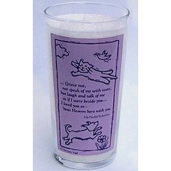 Furry Angel Pet Memorial Candle