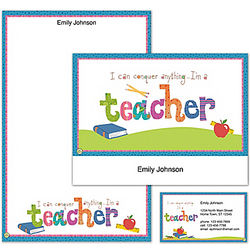 Teachers Rule! Personalized Stationery