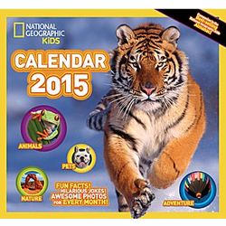 2015 National Geographic Kids' Almanac Wall Calendar
