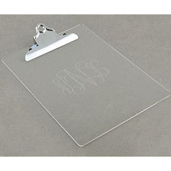 Personalized Acrylic Clipboard