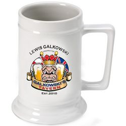 Bulldog Personalized Beer Stein