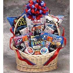 Small Cokes and Snacks Gift Basket