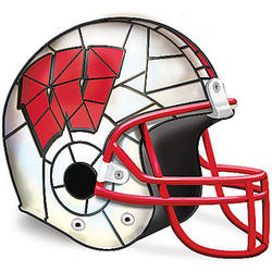 Wisconsin Badgers Football Helmet Lamp