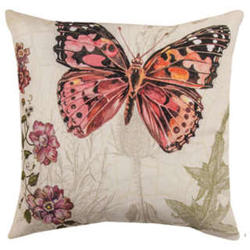 Butterfly Blush Outdoor Pillow