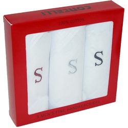 Men's Monogram Handkerchief Set