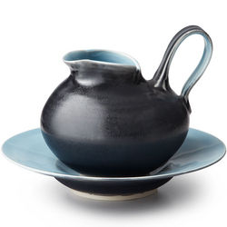 Classic Blue Gravy Boat and Saucer
