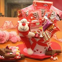 Monkey Love Valentine's Day Gift Pail