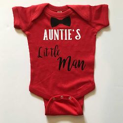 Auntie's Little Man Baby Bodysuit