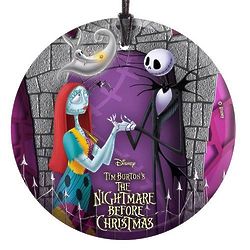 The Nightmare Before Christmas Jack & Sally Ornament