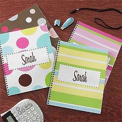Girl's On the Go Personalized Notebooks