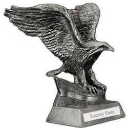 Personalized Pewter Resin Eagle