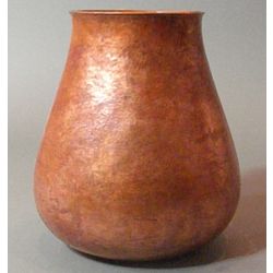 Arts & Crafts Style Copper Vase