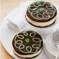 St. Patrick's Day Cheesecakes