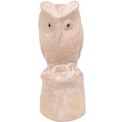 Night Guardian Wood Owl Statuette