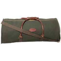 Rolled Handle Olive Duffel Bag
