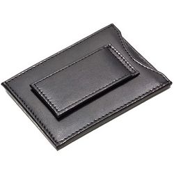 Slimline Leather Wallet with Magnetic Money Clip