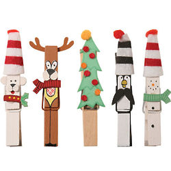 Christmas Character Clothespins