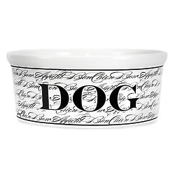 24 Ounce Bon Chien Ceramic Dog Bowl