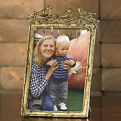 Gilded Bird Picture Frame