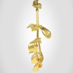 Real 24kt Gold Dipped Mistletoe