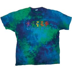 Grateful Dead Dancing Bears Tie Dye T-Shirt