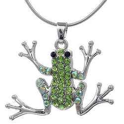 Toadily Lucky Frog Necklace