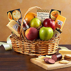 Large Fruit & Gourmet Basket for Sympathy