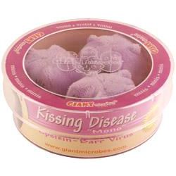 Kissing Disease Plush Dolls in Petri Dish