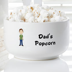 Family Characters Personalized Ice Cream Bowl
