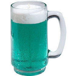 St. Patrick's Day Green Beer Candle